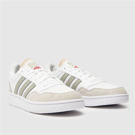 adidas sneaker hoops 3.0 weiß/grün|adidas hoops 3.0 men.